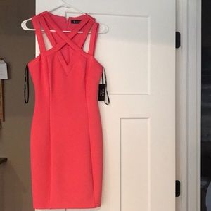 GUESS Light Pink Mini Dress